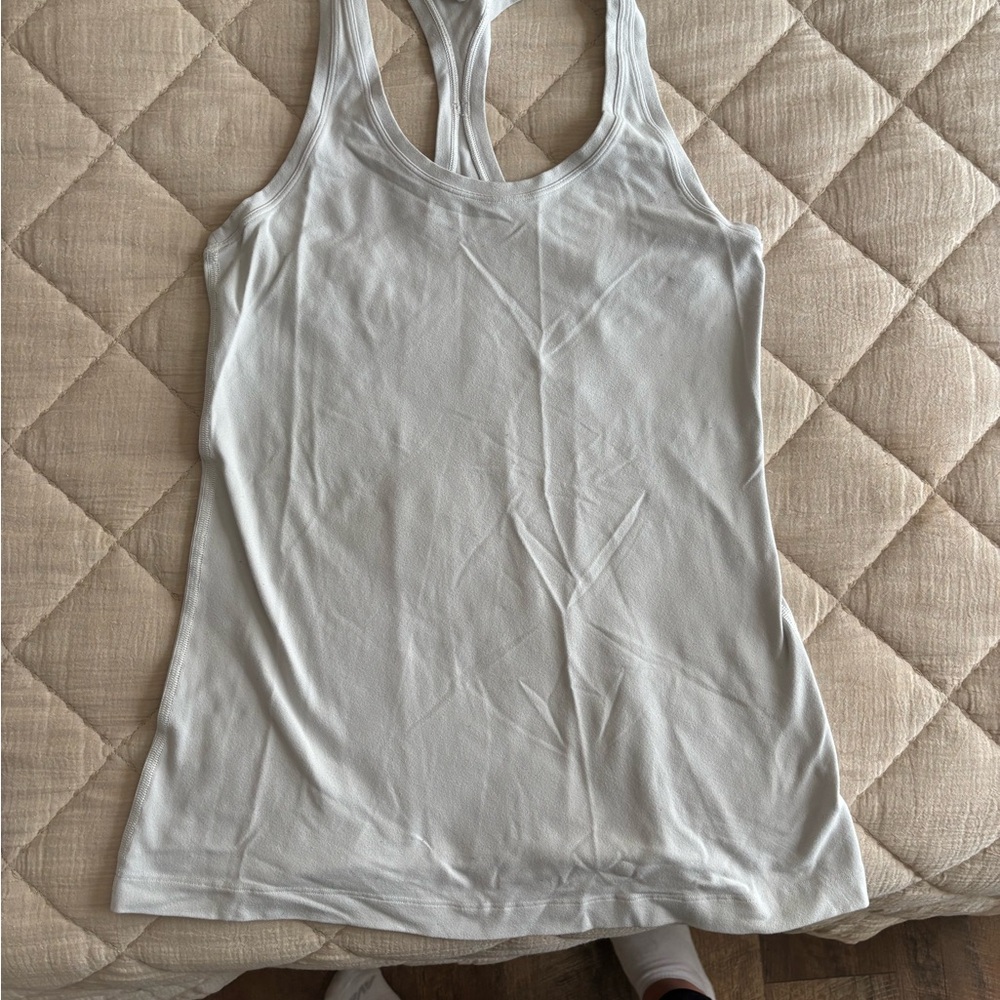 Lululemon Athletica Light Gray Tank Top